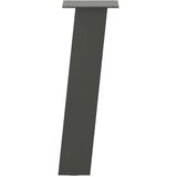  Noge za klubsko mizico 4 kosi antracitne 30 cm jeklo | Shoptok.si