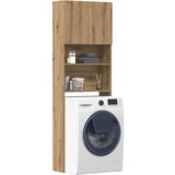 vidaXL Ormarić za perilicu rublja boja hrasta 64x24x190 cm drveni | shoptok.hr