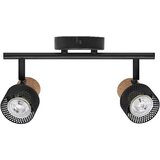 Ledvance spot lampa 2XGU10 decor cork bk