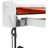 vidaXL Zložljiva tenda oranžna in rjava 3x2,5 m blago in aluminij | Shoptok.si