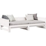  Krevet za povlačenje za dan Bijelo 203,5 x 184 x 56,5 cm | shoptok.hr