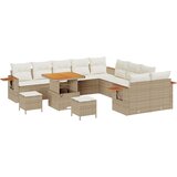  Vrtni kauč set od 13 dijelova s jastučićima Bež Poli ratan Akacija Vrtni blagovaonski set od 3 dijela s jastučićima Bež Poli ra | shoptok.hr