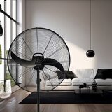  Industrijski stojni ventilator 115W/230V 188 cm crne boje | Eponuda.com