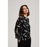 Marisse Black Tie-Neck Shirt | shoptok.hr