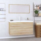  3-dijelni set kupaonskog namještaja boja hrasta sonome | shoptok.hr