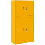 Ormarić za pohranu 2 kom. Žuta boja senfa 90 x 40 x 175 cm | shoptok.hr