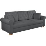 MID.YOU ZOFA S POSTELJNO FUNKCIJO, temno siva tekstil | Shoptok.si