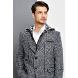 Dewberry K7540 MEN'S COAT-PATTERNED NAVY BLUE | shoptok.hr