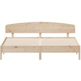  Posteljni okvir z vzglavjem 180x200 cm borovina, (21128847) | Shoptok.si
