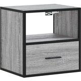 vidaXL Zidni noćni ormarić Sivi Sonoma 40x31x39,5 cm | shoptok.hr