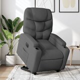 Maison Chic Električni naslanjač - Relax naslanjač s funkcijo vstajanja temno siv, (22061904) | Shoptok.si