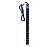 ExeLink razvodni pdu panel za rack 19 in, sa 15 uticnih mesta, kabl 2m (aluminijum) | Eponuda.com