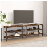  TV ormarić boja dimljenog hrasta 160x30x50 cm konstruirano drvo | shoptok.hr