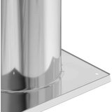 vidaXL Podaljšek Dimnika srebrna 31 x 31 x 50 cm Nerjaveče jeklo Cene