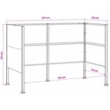 Ekran za kante za smeće 167 x 85 x 113 cm Čelik Antracit | shoptok.hr
