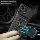Techsuit serija CamShield zaščitnih ovitkov za Honor X8a – črna | Shoptok.si