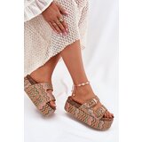 Boto Women's Sandals On Chunky Platform With Weaving And Buckles Multicolor | shoptok.hr