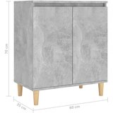  Komoda boja betona 60 x 35 x 70 cm od konstruiranog drva | Eponuda.com