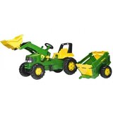 Rolly Toys john deere traktor na pedale sa prikolicom i kašikom (811496) Cene