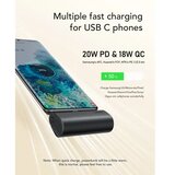 Powerbank VEGER PlugOn - 5000 mAh z vgrajenim priključkom Type C PD 20 W | Shoptok.si