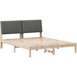  Konstrukcija postelje Rjava 150 x 200 cm Masivno borovo les, (5000084566) | Shoptok.si