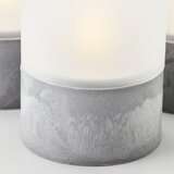 Brilliant SET 3x LED sveća BOUGIE LED/2xAA IP44 siva/bela | Eponuda.com