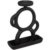Atmosphera svecnjak 26,5 cm keramika crna | ePonuda.com