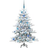 vidaXL Umetno Zložljivo Božično Drevo with LEDs z stojalom 150cm PVC | Shoptok.si