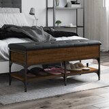 vidaXL Klupa za cipele boja hrasta 102x42x45 cm od konstruiranog drva Cijene