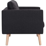  2-dijelni set sofa od tkanine crni | shoptok.hr