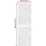  Tepisi za područja Pravokutni HUARTE Bež 300 x 80 cm Poliester - Bež 80 x 300 cm | shoptok.hr