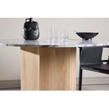 Venture Home Tekla okrugli blagovaonski stol ⌀120 cm, svijetlosivi | shoptok.hr