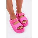 Boto Women's Platform Sandals With Straps Fuchsia Nitepira | Shoptok.si