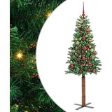 vidaXL Ožja jelka med 300 LED Zelena 210 cm PVC in trden bor | Shoptok.si
