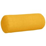 vidaXL valjkasti jastučići 2 pcs svijetlo žuta Ø 15 x 40 cm | shoptok.hr
