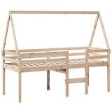 vidaXL Visoki krevet s krovom 80 x 200 cm od masivne borovine Cijene