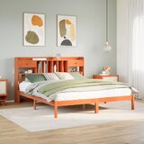 vidaXL Krevet s regalom za knjige bez madraca 180x200 cm od borovine Cijene