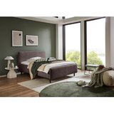 Meise Möbel Antracitno sivi tapecirani bračni krevet s prostorom za odlaganje s podnicom 180x200 cm Primo – | shoptok.hr