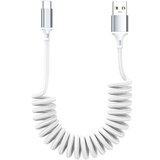 INF Retraktabilen USB-A na USB-C kabel 1.5m za CarPlay in hitro polnjenje, (5000276849) | Shoptok.si