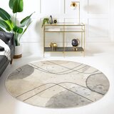 Mila Home Bež perivi okrugao tepih ø 100 cm Simple Lines – | shoptok.hr