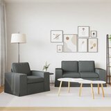  Set sofe 2 pcs Tamno siva 162 x 80 x 82 cm tkanina | shoptok.hr