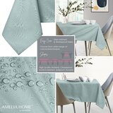 AmeliaHome Stolnjak Gaia s manšetom 120x200 cm, mint zelena | shoptok.hr