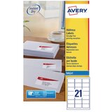Avery Zweckform Etikete za C6 ovojnice 63,5 x 38,1 mm 1/25 | Shoptok.si