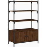  Regal za knjige 3 razine smeđa boja hrasta 70x30x109 5cm drveni | shoptok.hr