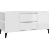 TV ormarić sjajni bijeli 102 x 44 5 x 50 cm konstruirano drvo | shoptok.hr