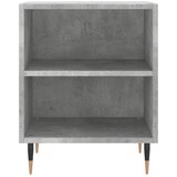  Noćni ormarići 2 kom boja betona 40x30x50 cm konstruirano drvo | shoptok.hr