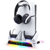  Stalak ipega PG-P5S006 multifunkcionalni rgb za PS5 slim beli | ePonuda.com