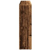 vidaXL Pregrada s knjižno omaro 3-nad. starinski les 137,5x29x103,5 cm | Shoptok.si