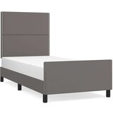  Za krevet s uzglavljem sivi 80 x 200 cm od umjetne kože | shoptok.hr