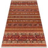 RugsX Preproge Volnena preproga KESHAN Čopki, orientalski 7685/5 160x230 cm Rdeča | Shoptok.si